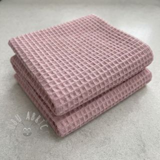 Bombažni vafel tkanja lilac