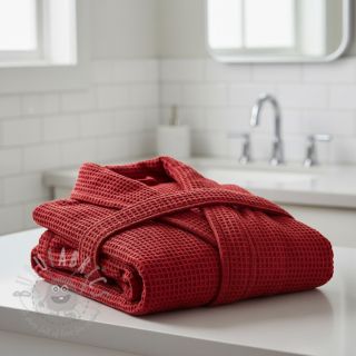 Bombažni vafel tkanja red