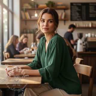 Viskoza RADIANCE dark green