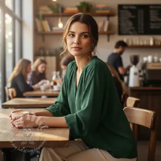 Viskoza RADIANCE dark green