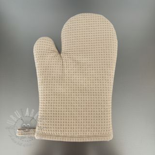 Bombažni vafel tkanja light sand