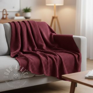 Bombaž z vafelj tkanja berry