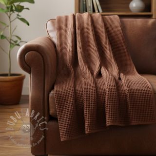 Bombaž z vafelj tkanja brique