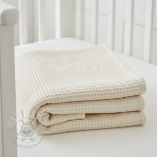 Bombaž z vafelj tkanja ecru