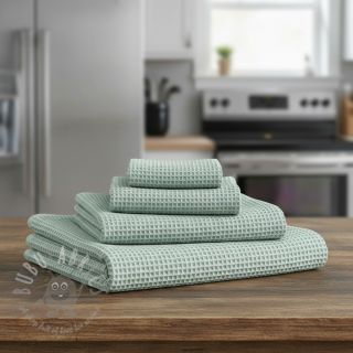 Bombažni vafel tkanja green