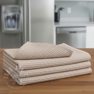 Bombažni vafel tkanja light beige