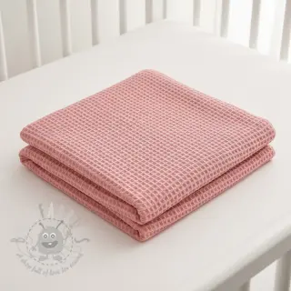 Bombažni vafel tkanja rose