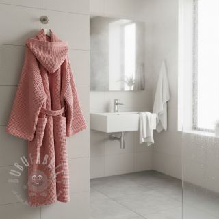 Bombažni vafel tkanja rose