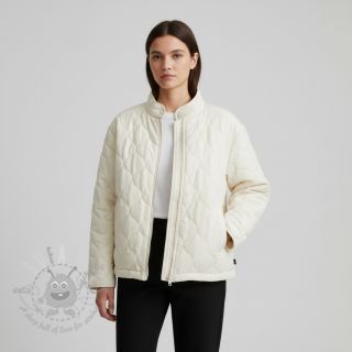 Prešita tkanina Round ecru