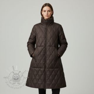 Prešita tkanina Triangle taupe