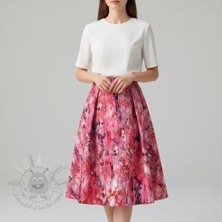 Prešita tkanina Snake gardini pink