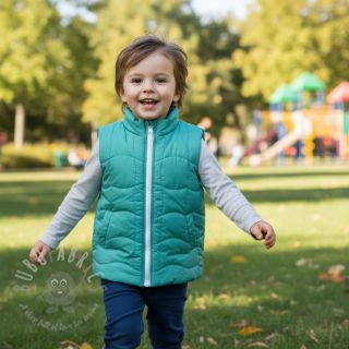 Prešita tkanina Graphic square cyan cerise