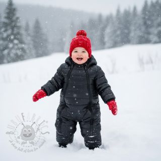 Prešita tkanina Classic black