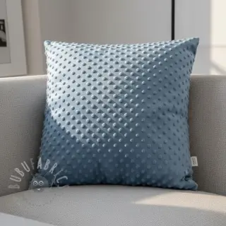 Minky steel blue