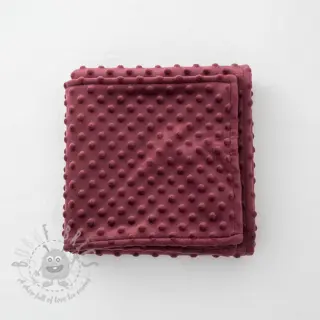 Minky bordeaux
