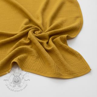 Dvojna gaza/muslin dark ochre