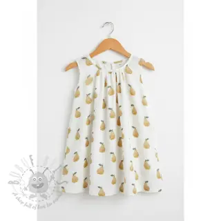 Dvoslojna gaza/muslin Pears design B digital print
