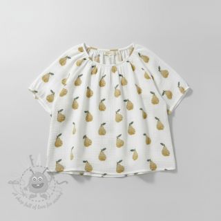 Dvoslojna gaza/muslin Pears design B digital print