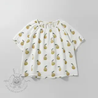 Dvoslojna gaza/muslin Pears design B digital print