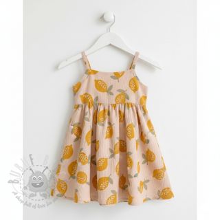 Dvojna gaza/muslin Lemons sand