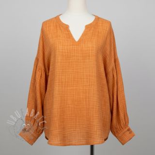 Dvoslojna gaza/muslin Vintage orange