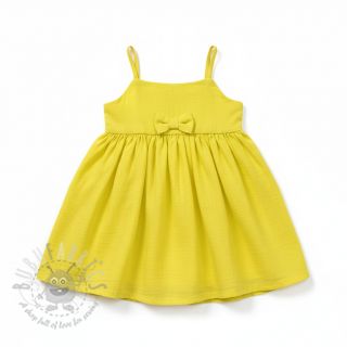 Dvoslojna gaza/muslin Vintage neon yellow