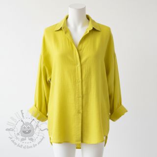 Dvoslojna gaza/muslin Vintage neon yellow