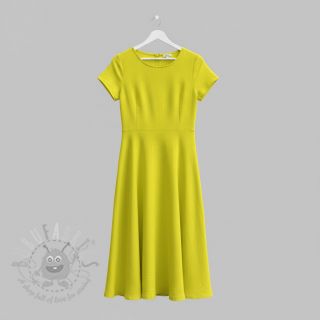 Dvoslojna gaza/muslin Vintage neon yellow