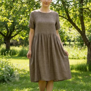 Dvoslojna gaza/muslin Vintage taupe