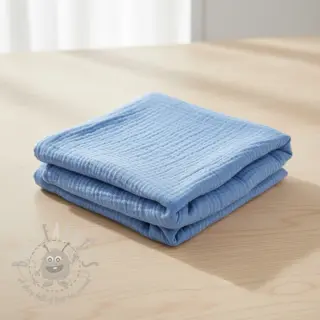 Dvojna gaza/muslin royal blue
