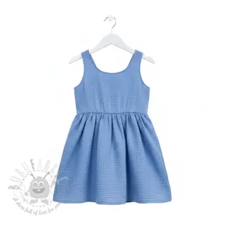 Dvojna gaza/muslin royal blue