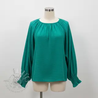 Dvojna gaza/muslin dark teal