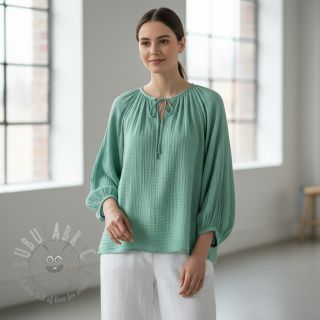 Dvojna gaza/muslin peppermint