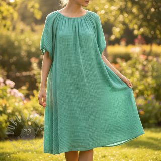 Dvojna gaza/muslin peppermint