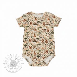 Dvojna gaza/muslin Safari buddys design E digital print