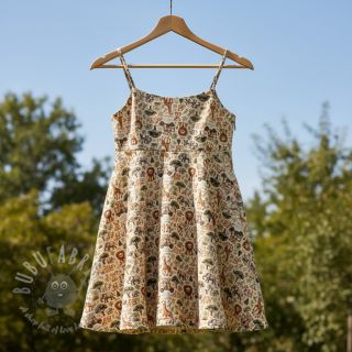 Dvojna gaza/muslin Safari buddys design E digital print