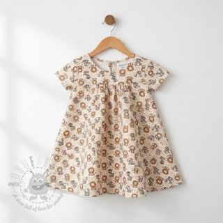 Dvojna gaza/muslin Safari buddys design D digital print