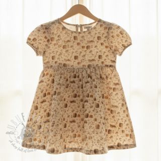 Dvojna gaza/muslin Little farm animals design C digital print