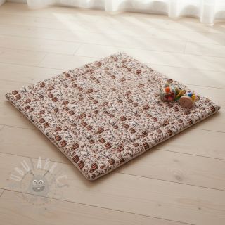 Dvojna gaza/muslin Little farm animals design B digital print