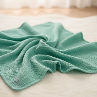 Dvojna gaza/muslin peppermint ORGANIC