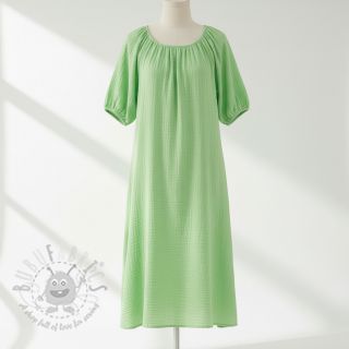 Dvojna gaza/muslin light lime ORGANIC