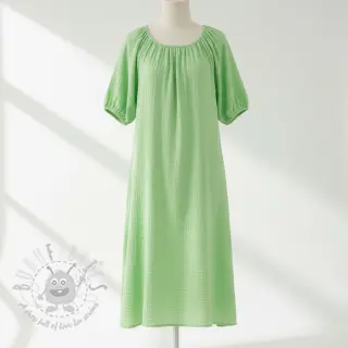 Dvojna gaza/muslin light lime ORGANIC