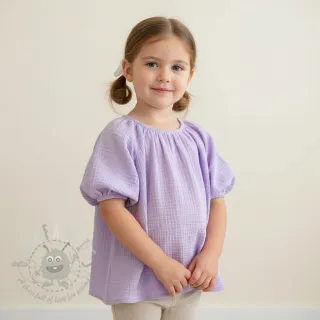 Dvojna gaza/muslin bright violet ORGANIC