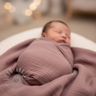 Dvojna gaza/muslin light lilac ORGANIC