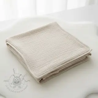 Dvojna gaza/muslin light sand ORGANIC