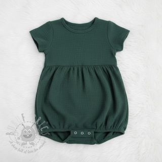 Dvojna gaza/muslin stara zelena ORGANIC