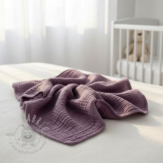 Dvostruka gaza/muslin lilac ORGANIC