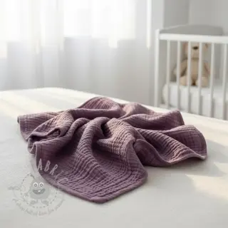 Dvostruka gaza/muslin lilac ORGANIC
