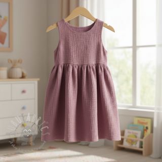 Dvostruka gaza/muslin lilac ORGANIC