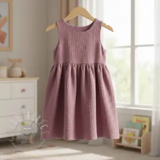Dvostruka gaza/muslin lilac ORGANIC